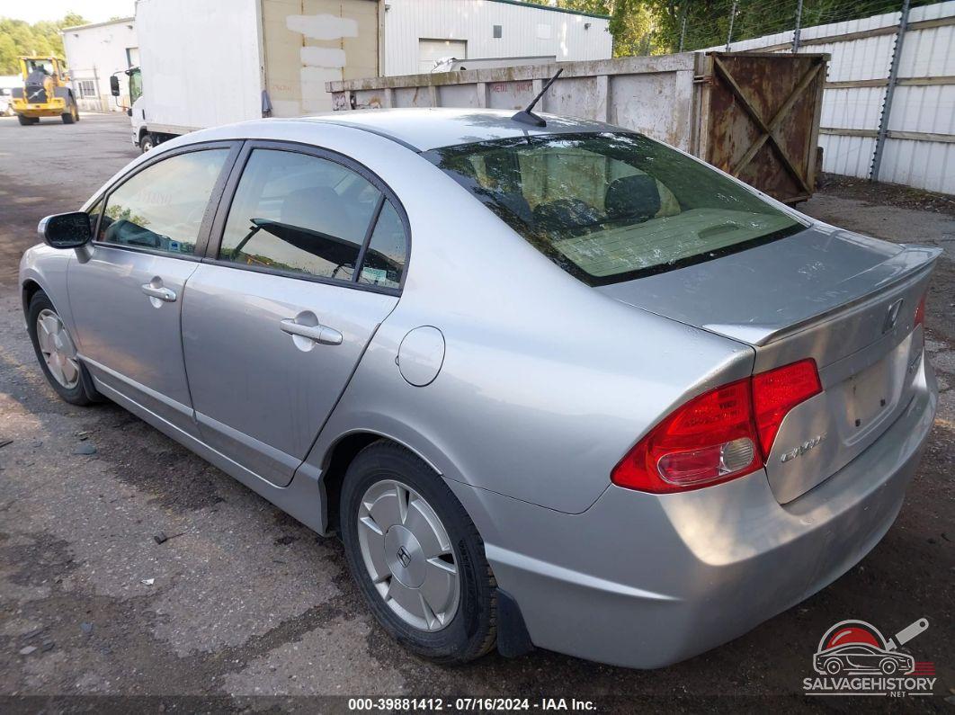 JHMFA36287S015215 2007 HONDA CIVIC HYBRID photo no. 3