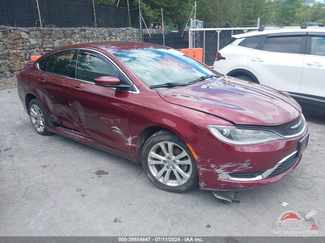 1C3CCCAB0FN602841 2015 CHRYSLER 200 photo no. 4