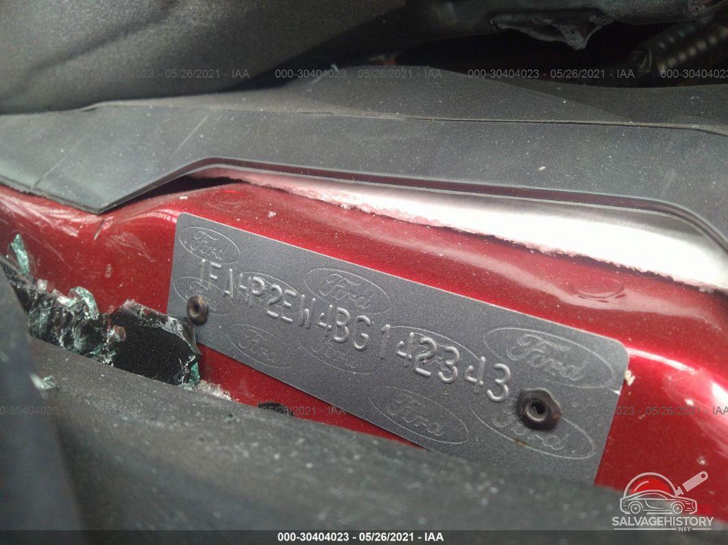 1FAHP2EW4BG142343 2011 FORD TAURUS photo no. 9