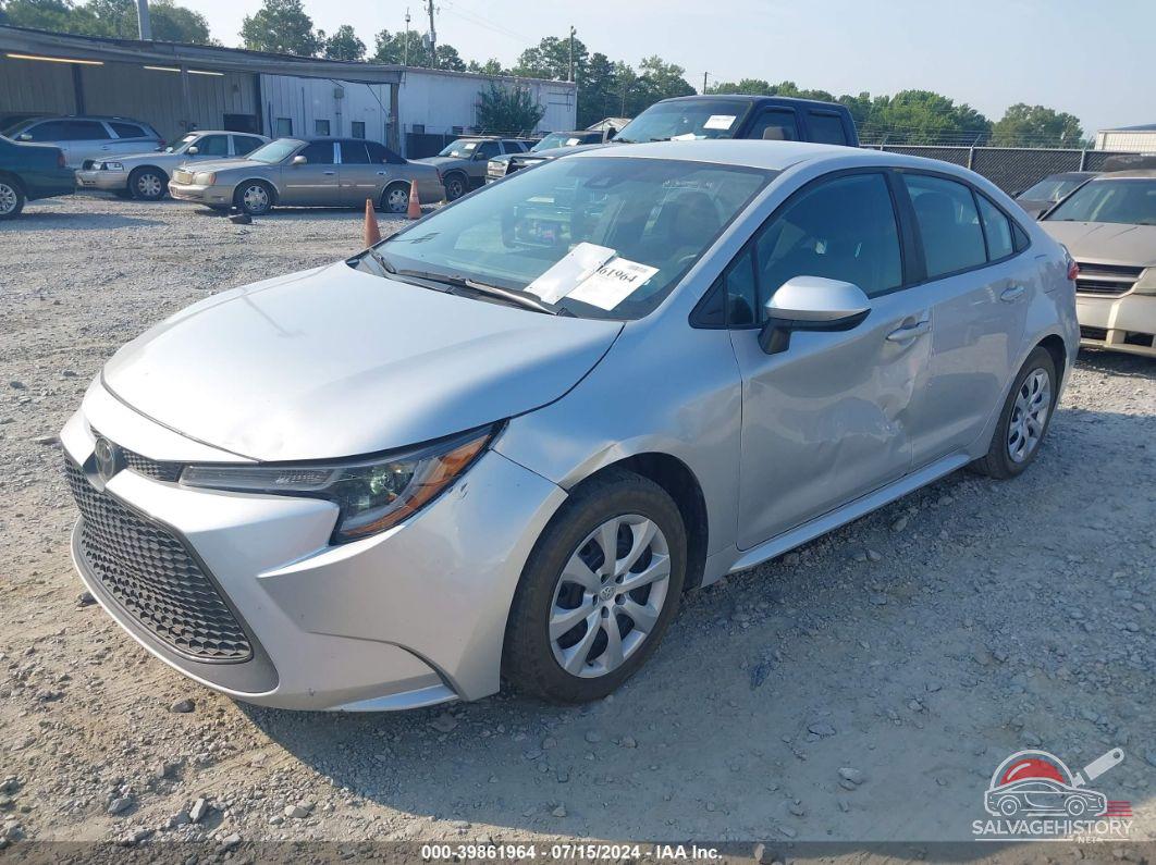5YFEPMAE6MP247957 2021 TOYOTA COROLLA photo no. 2