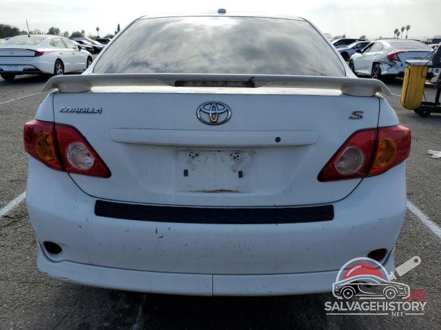 1NXBU40E39Z005663 2009 TOYOTA COROLLA photo no. 6