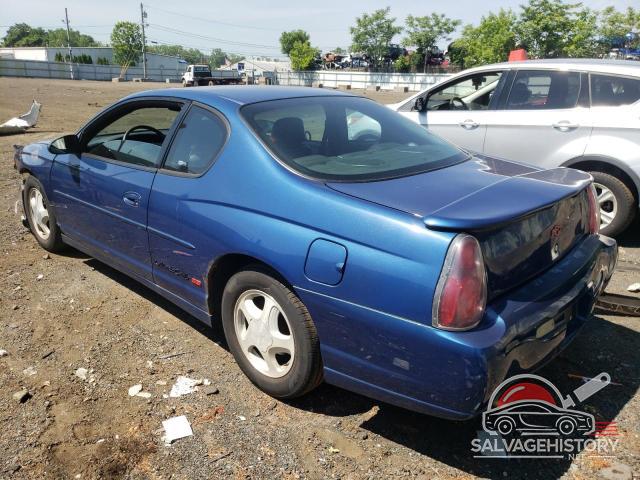 2G1WX12K439302789 2003 CHEVROLET MONTECARLO photo no. 2