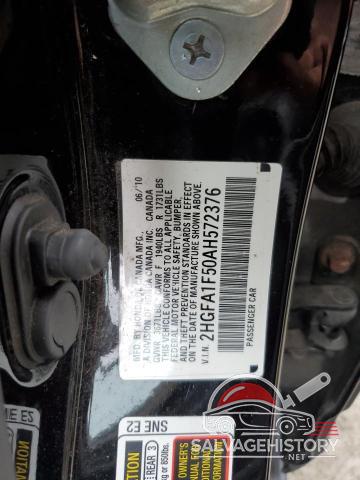 2HGFA1F50AH572376 2010 HONDA CIVIC photo no. 12