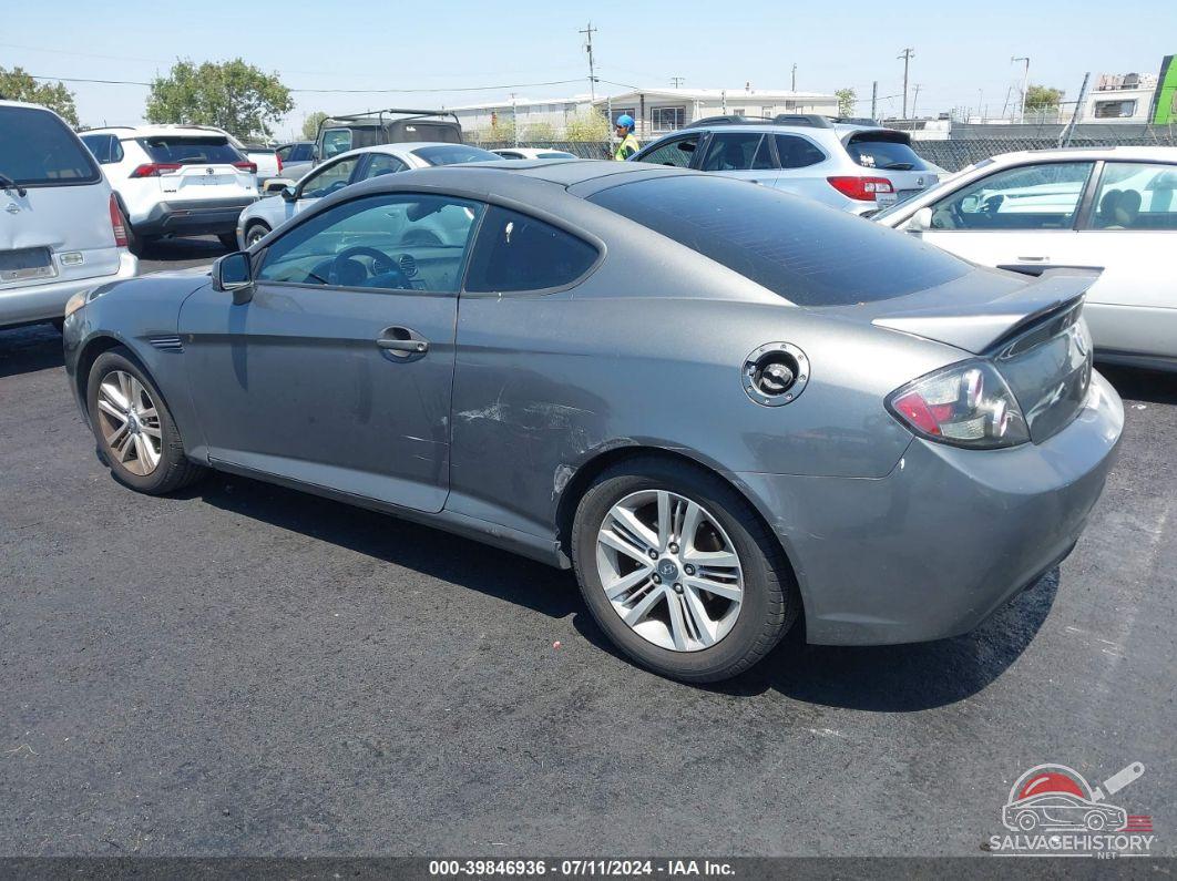 KMHHM66D27U244123 2007 HYUNDAI TIBURON photo no. 3