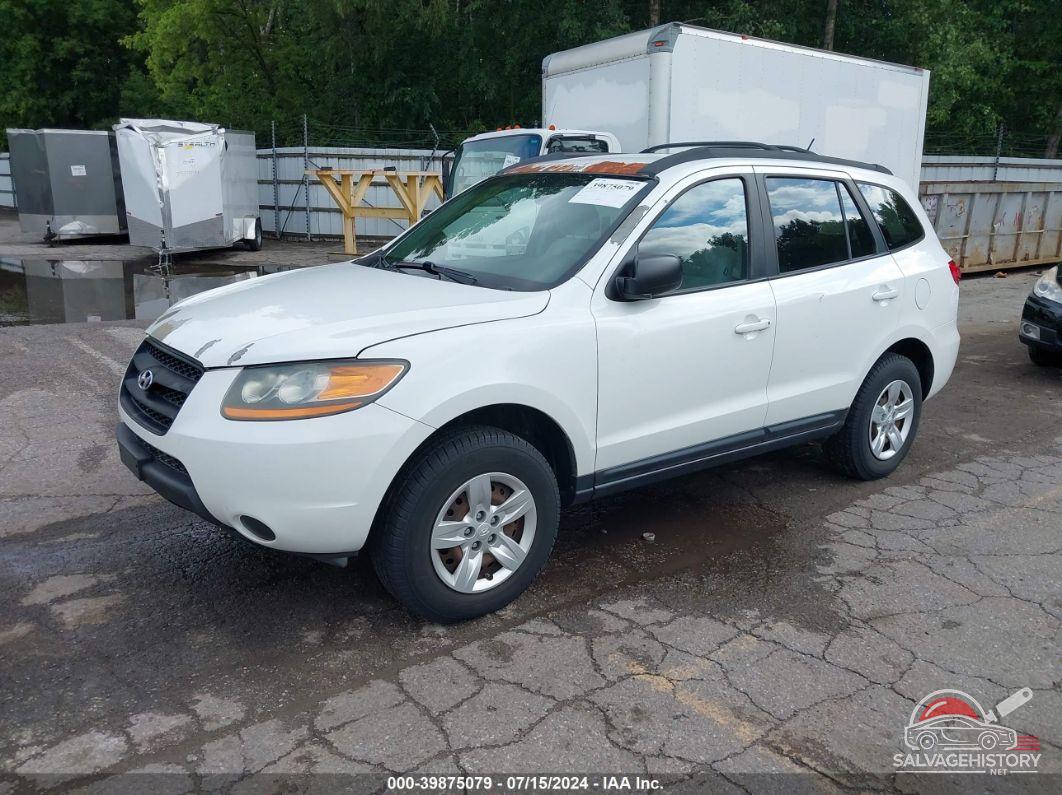 5NMSG73D49H256215 2009 HYUNDAI SANTA FE photo no. 2