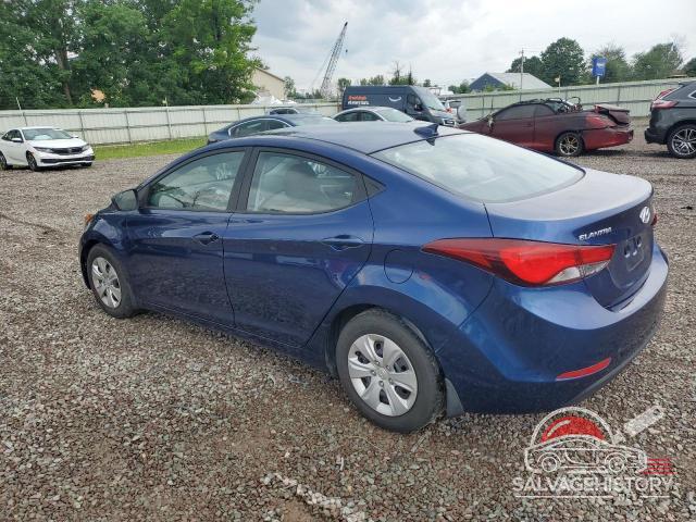 5NPDH4AE1GH719265 2016 HYUNDAI ELANTRA photo no. 2