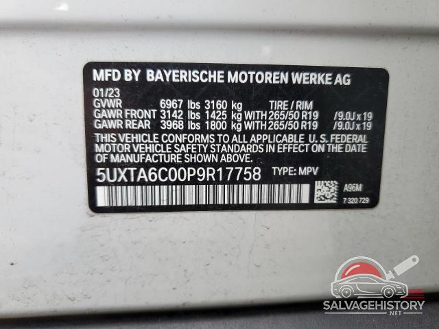 5UXTA6C00P9R17758 2023 BMW X5 photo no. 13