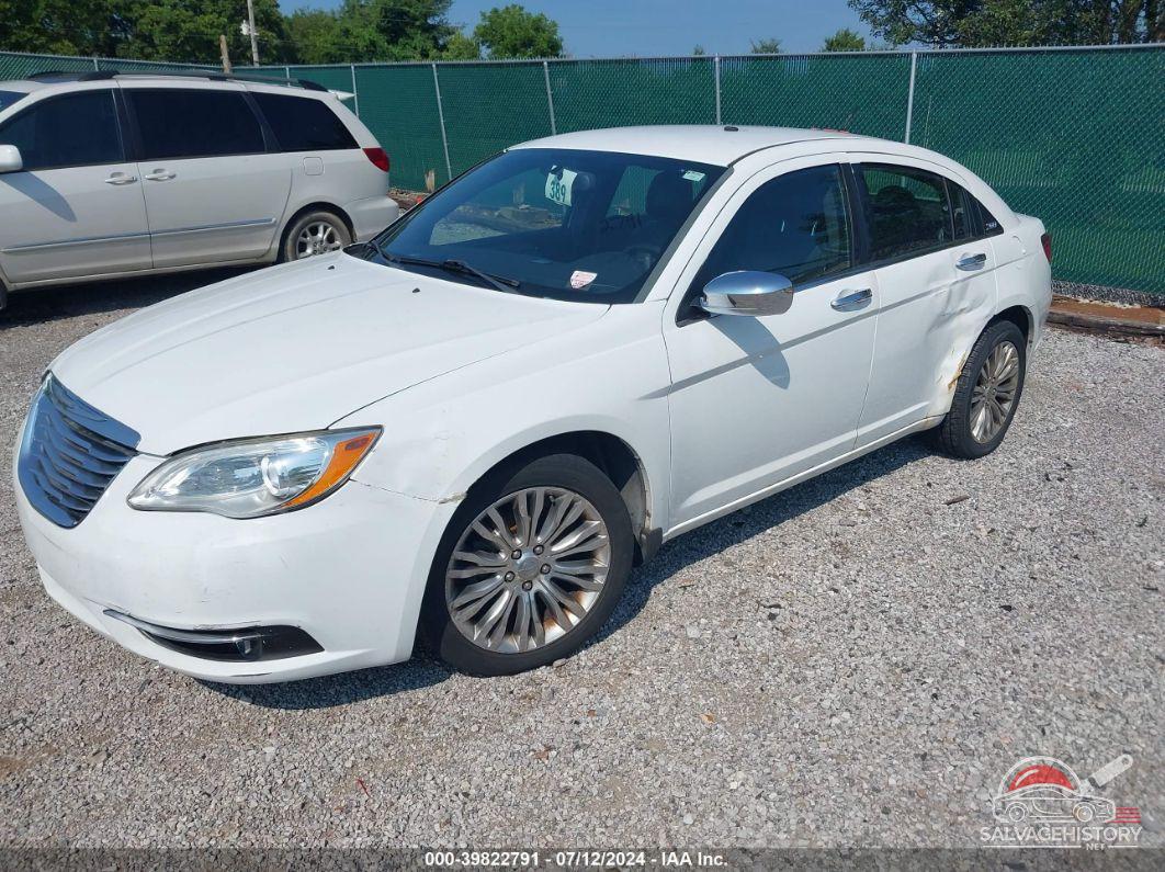 1C3CCBCG3CN326900 2012 CHRYSLER 200 photo no. 2