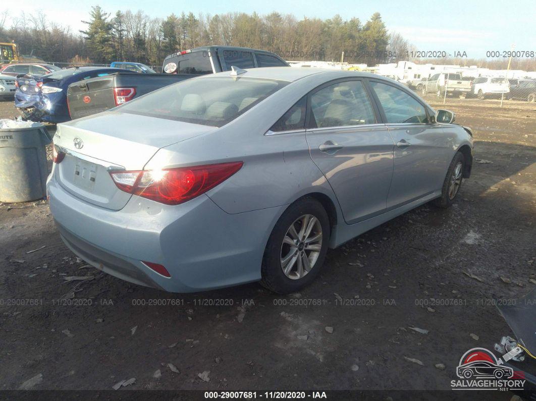 5NPEB4AC2EH833437 2014 HYUNDAI SONATA photo no. 4