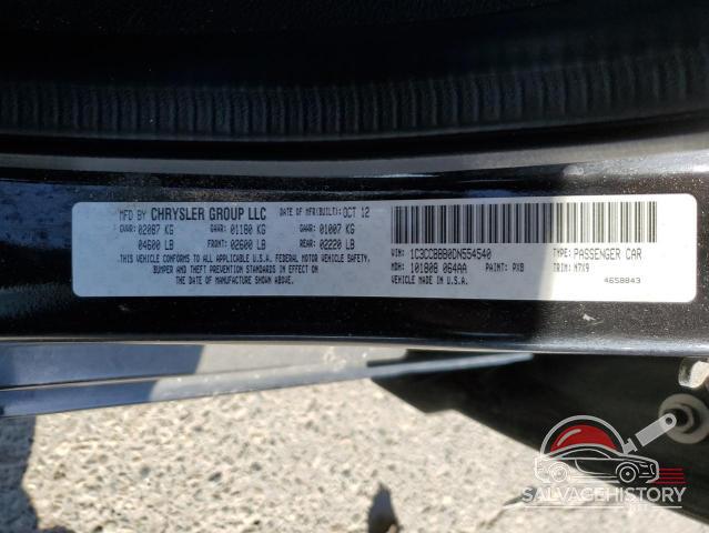 1C3CCBBB0DN554540 2013 CHRYSLER 200 photo no. 13