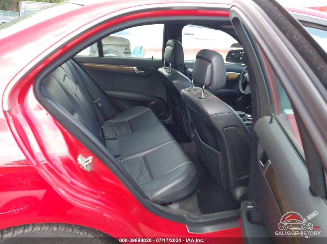 WDDGF56X28R019306 2008 MERCEDES-BENZ C 350 photo no. 8