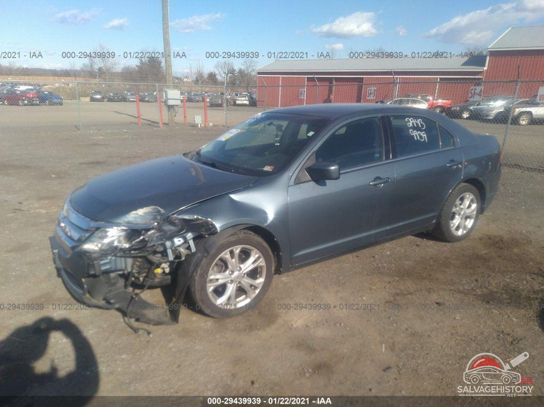 3FAHP0HA9CR148816 2012 FORD FUSION photo no. 2