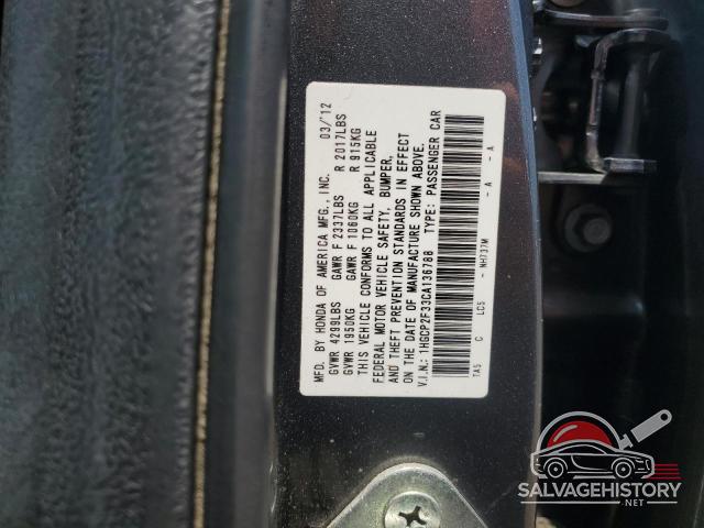 1HGCP2F33CA136788 2012 HONDA ACCORD photo no. 12