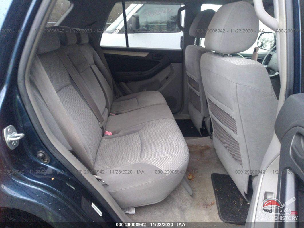 JTEBU14R858049608 2005 TOYOTA 4RUNNER photo no. 8