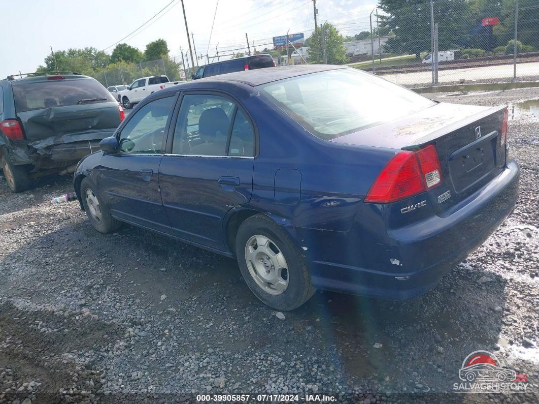 JHMES96665S006895 2005 HONDA CIVIC HYBRID photo no. 3