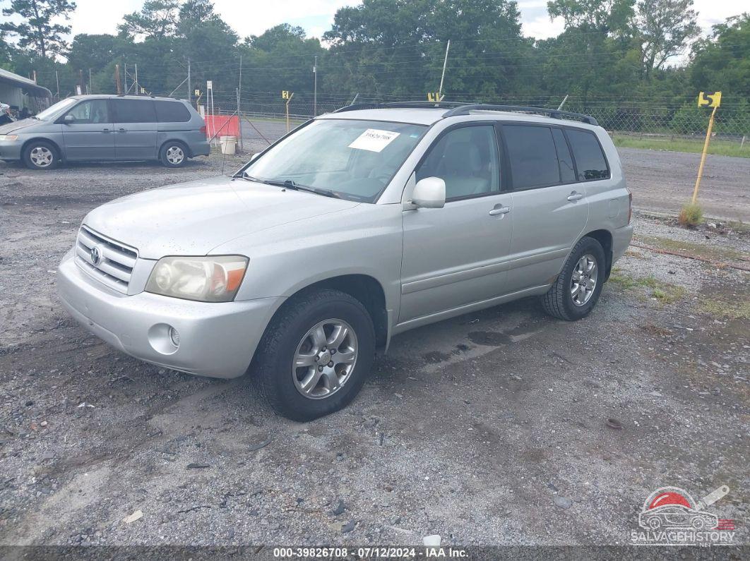 JTEDP21A540038714 2004 TOYOTA HIGHLANDER photo no. 2