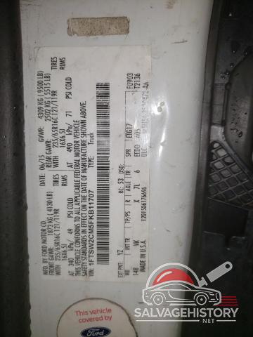 1FTSW2CM5FKB11707 2015 FORD TRANSIT photo no. 13