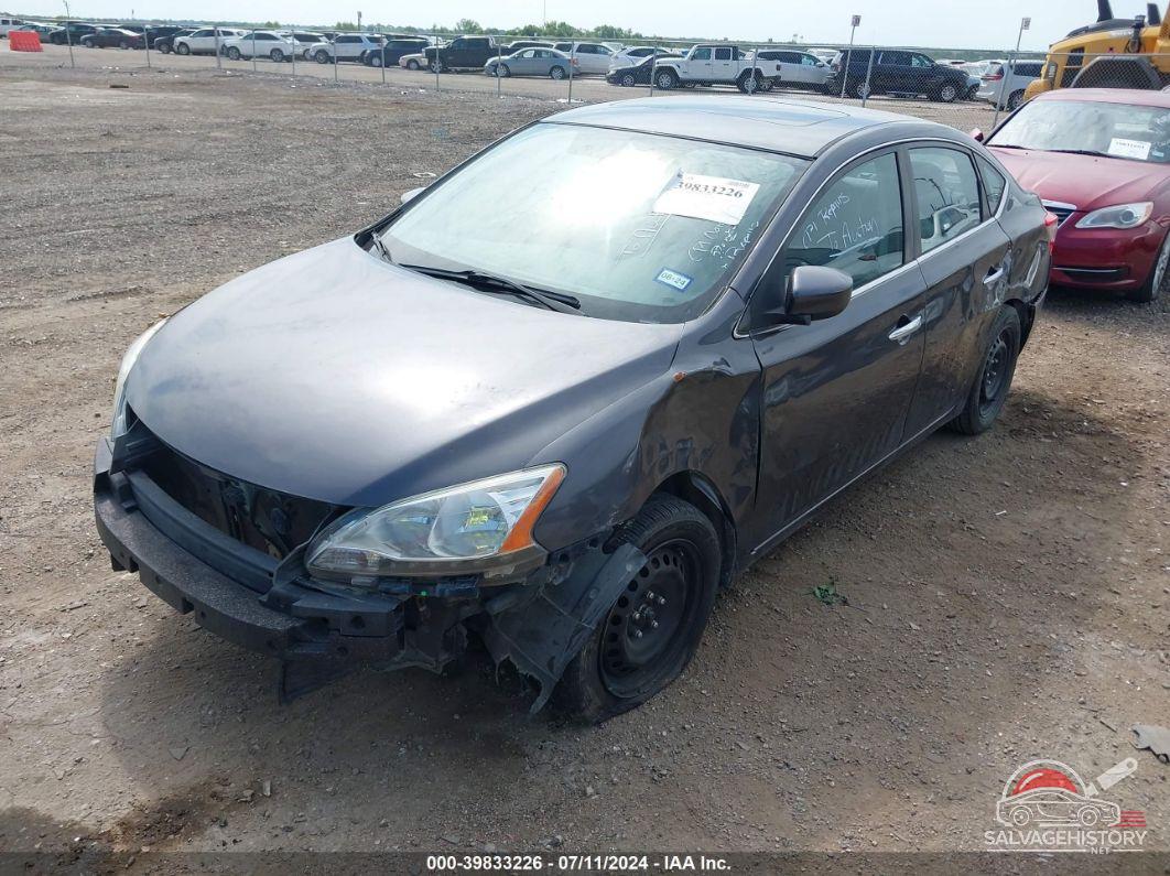 3N1AB7AP6DL608023 2013 NISSAN SENTRA photo no. 2