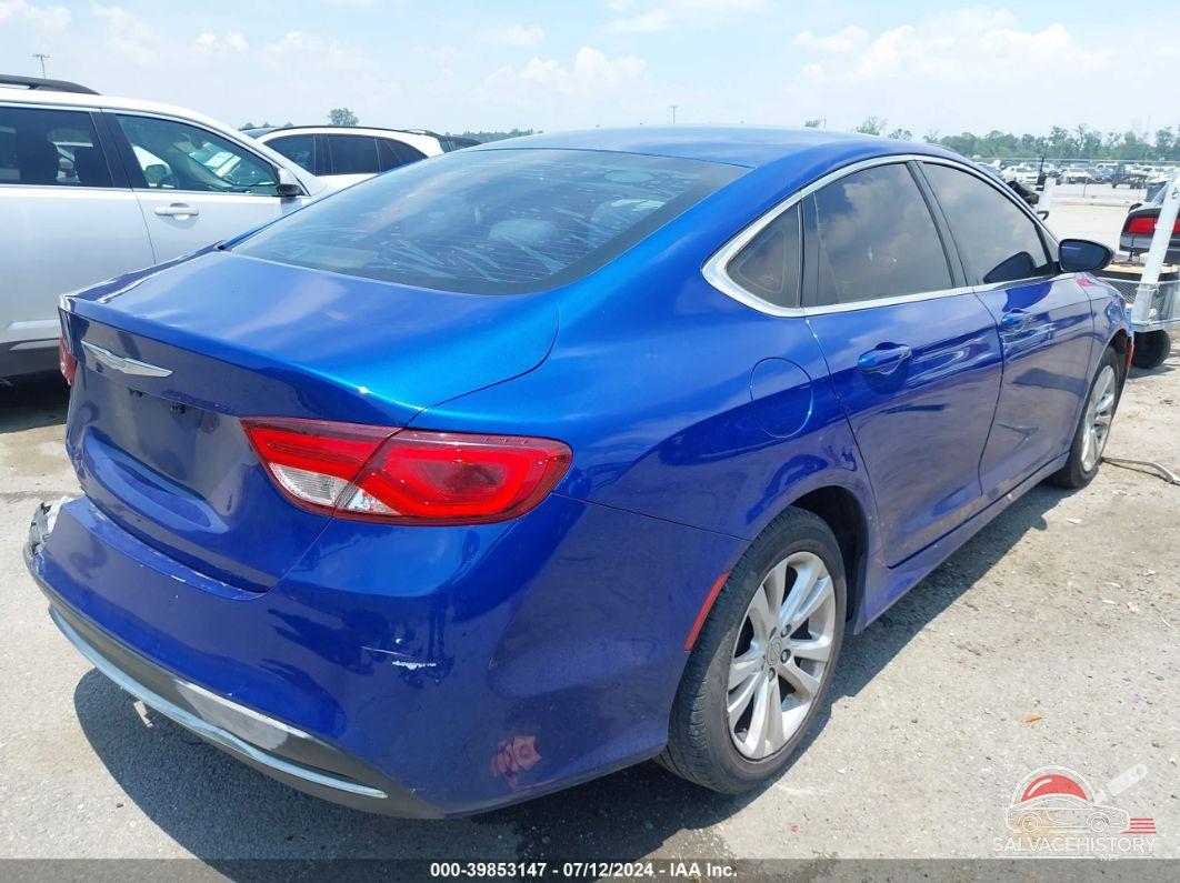 1C3CCCAB6FN716858 2015 CHRYSLER 200 photo no. 4