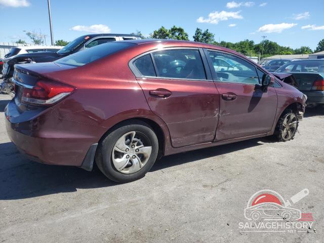 2HGFB2F55DH563423 2013 HONDA CIVIC photo no. 3
