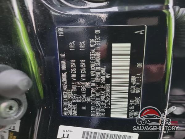 5TDZZRAH3MS040808 2021 TOYOTA HIGHLANDER photo no. 8