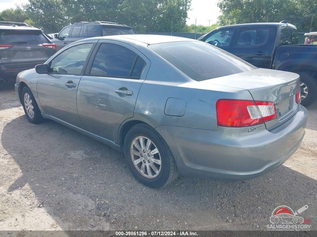 4A3AB36F09E002050 2009 MITSUBISHI GALANT photo no. 3