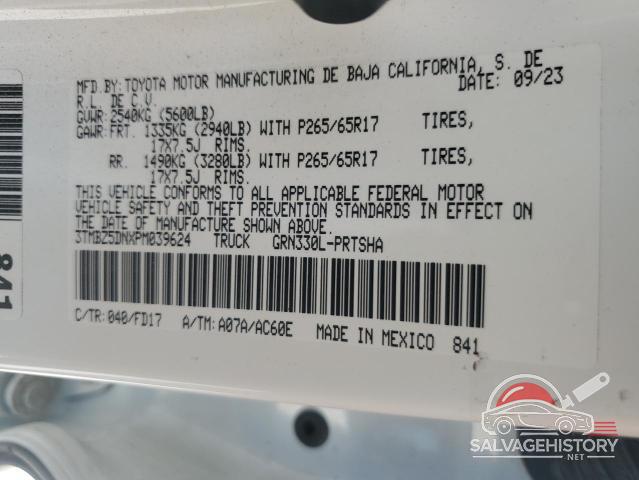 3TMBZ5DNXPM039624 2023 TOYOTA TACOMA photo no. 12