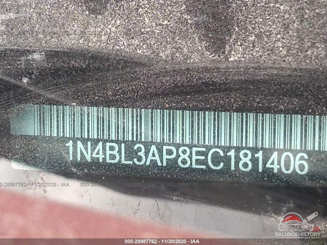 1N4BL3AP8EC181406 2014 NISSAN ALTIMA photo no. 9
