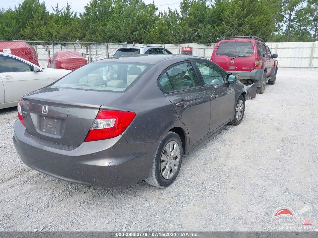 19XFB2F58CE392076 2012 HONDA CIVIC photo no. 4