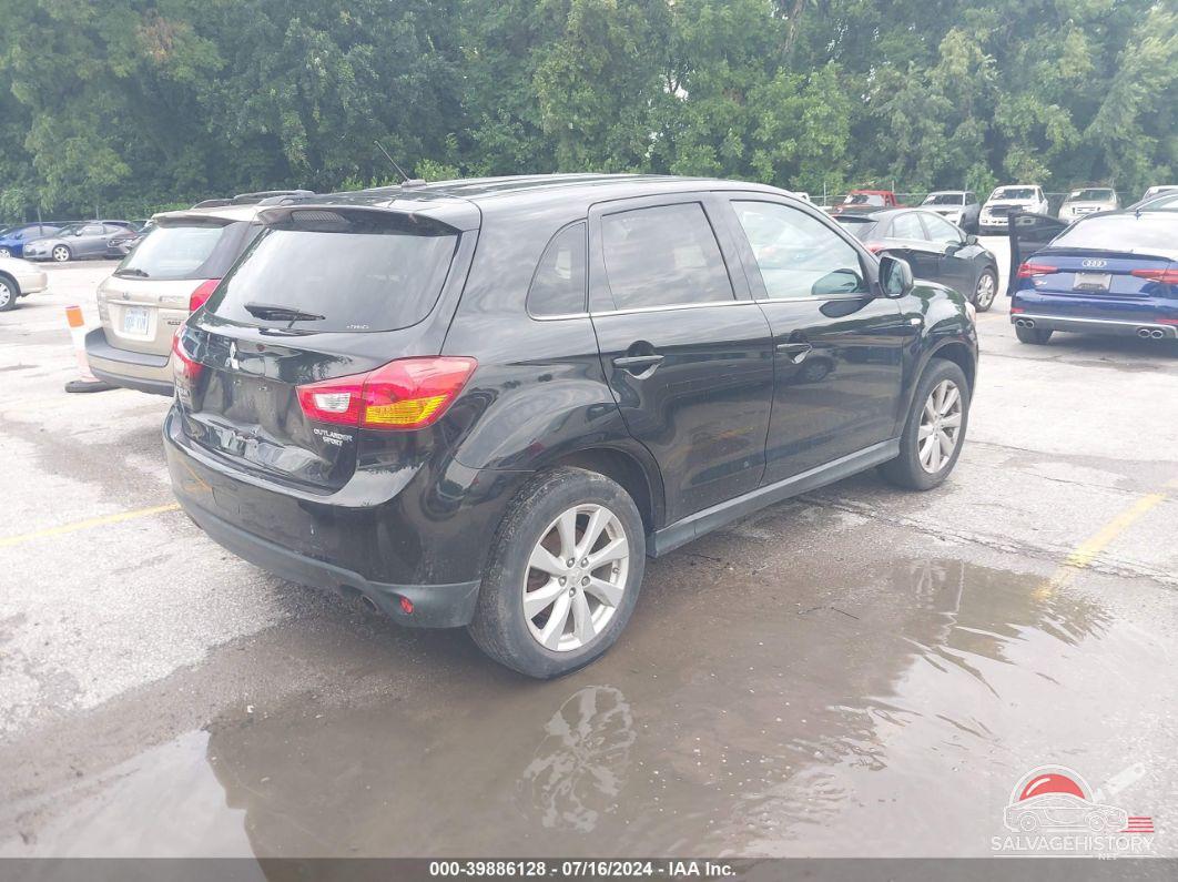 4A4AR4AU7DE010450 2013 MITSUBISHI OUTLANDER SPORT photo no. 4
