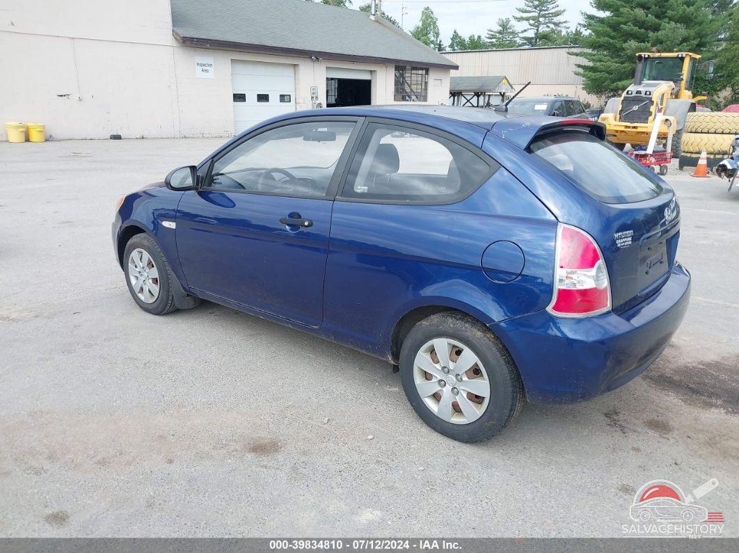KMHCM36C68U074611 2008 HYUNDAI ACCENT photo no. 3