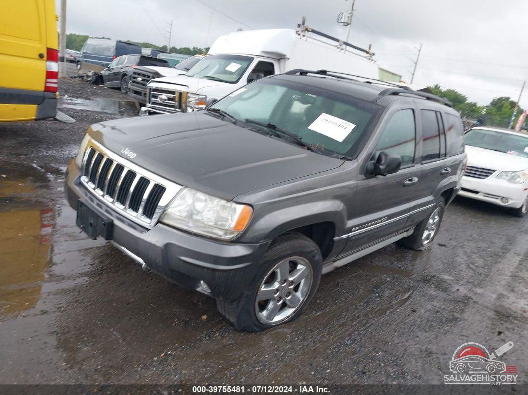 1J8GW68JX4C248621 2004 JEEP GRAND CHEROKEE photo no. 2