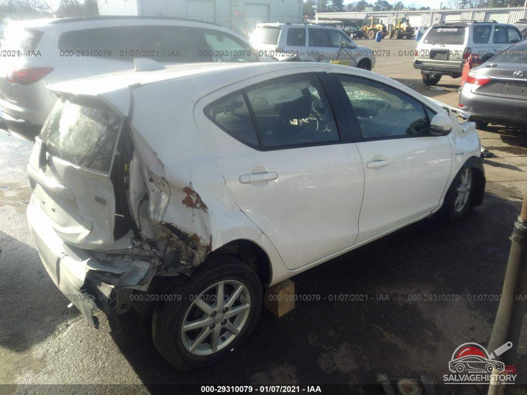 JTDKDTB36G1129032 2016 TOYOTA PRIUS C photo no. 4