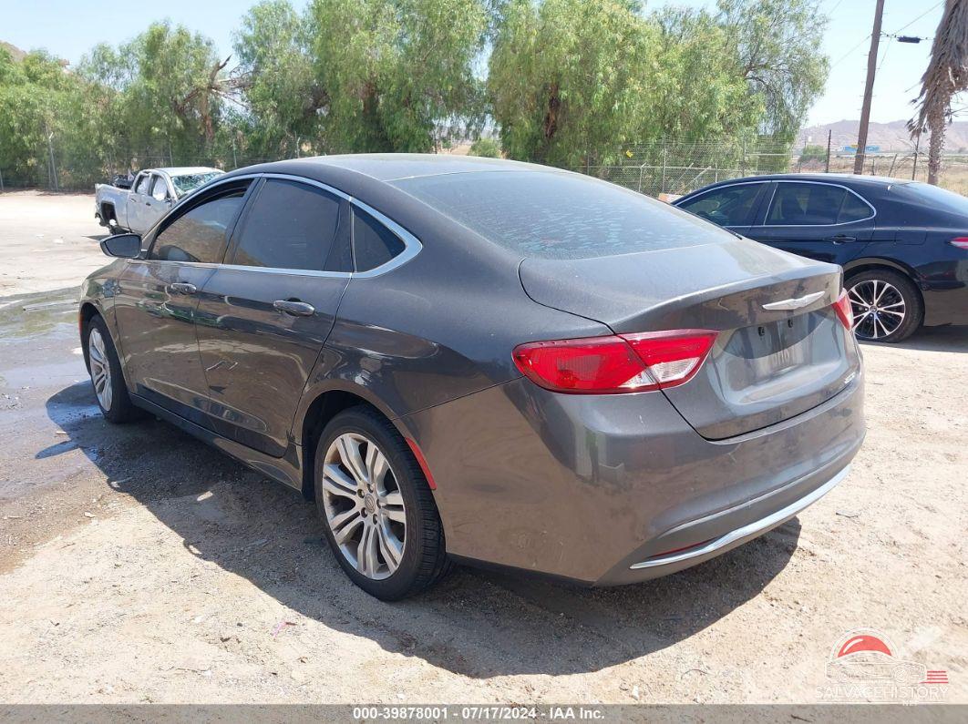 1C3CCCAB2FN562309 2015 CHRYSLER 200 photo no. 3