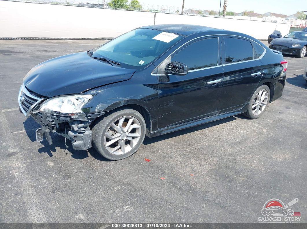 3N1AB7APXEY302754 2014 NISSAN SENTRA photo no. 2