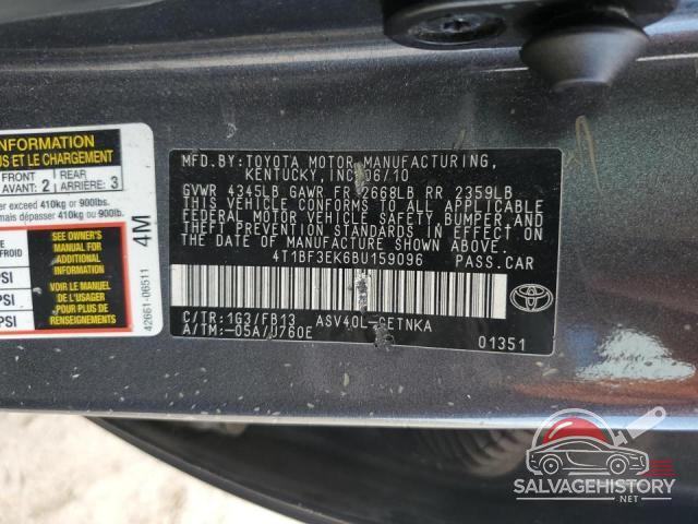 4T1BF3EK6BU159096 2011 TOYOTA CAMRY photo no. 12