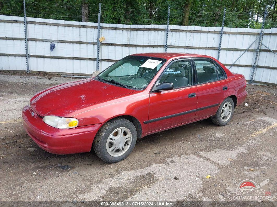 1Y1SK52882Z412423 2002 CHEVROLET GEO PRIZM photo no. 2