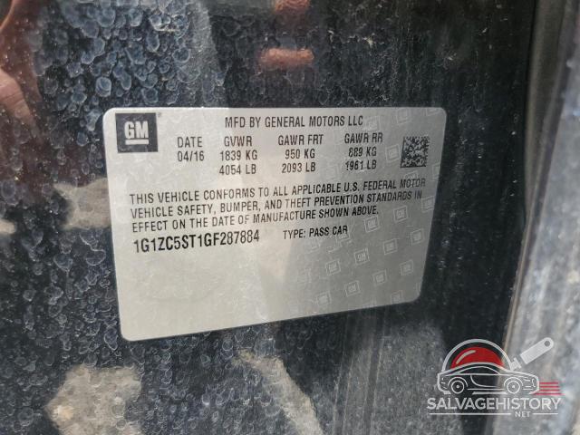 1G1ZC5ST1GF287884 2016 CHEVROLET MALIBU photo no. 12