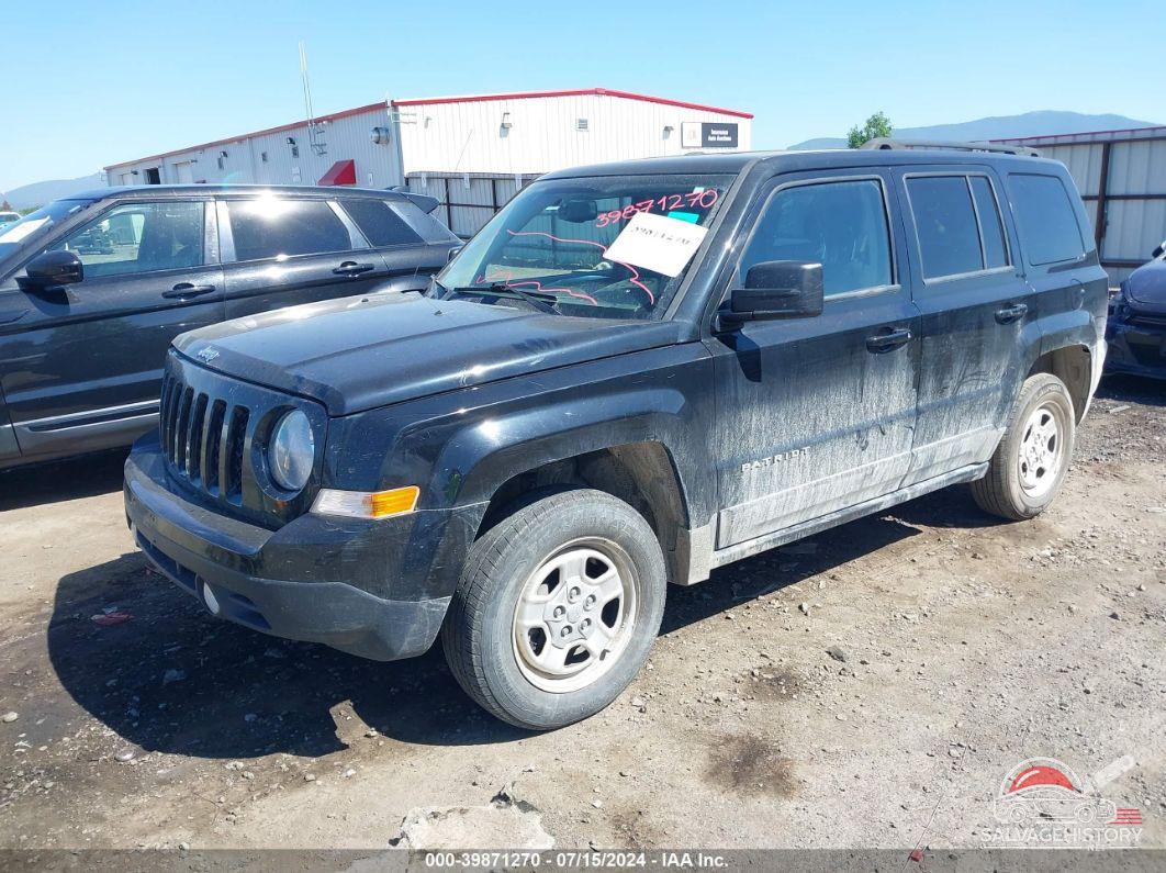 1C4NJRBBXGD781117 2016 JEEP PATRIOT photo no. 2