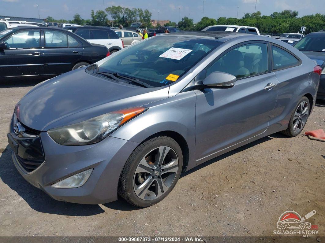 KMHDH6AE0DU007628 2013 HYUNDAI ELANTRA photo no. 2