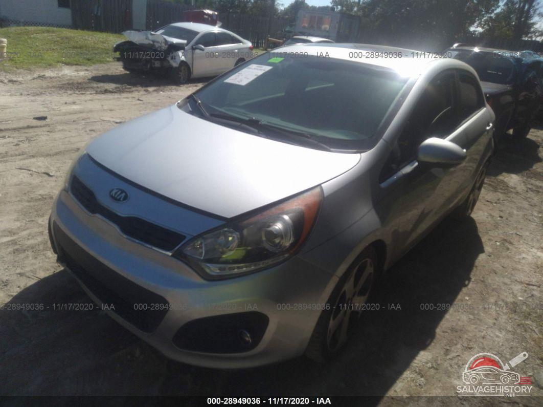 KNADN5A33E6355383 2014 KIA RIO photo no. 2
