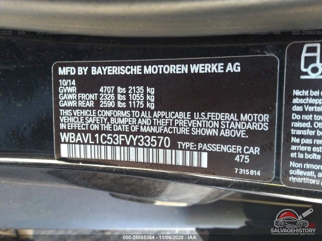 WBAVL1C53FVY33570 2015 BMW X1 photo no. 9
