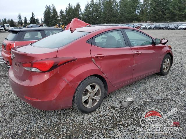 5NPDH4AE0EH529244 2014 HYUNDAI ELANTRA photo no. 3