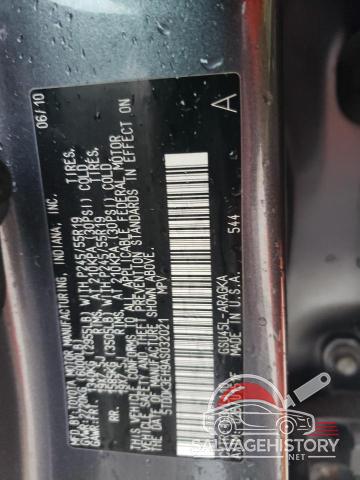 5TDDK3EH9AS032021 2010 TOYOTA HIGHLANDER photo no. 13
