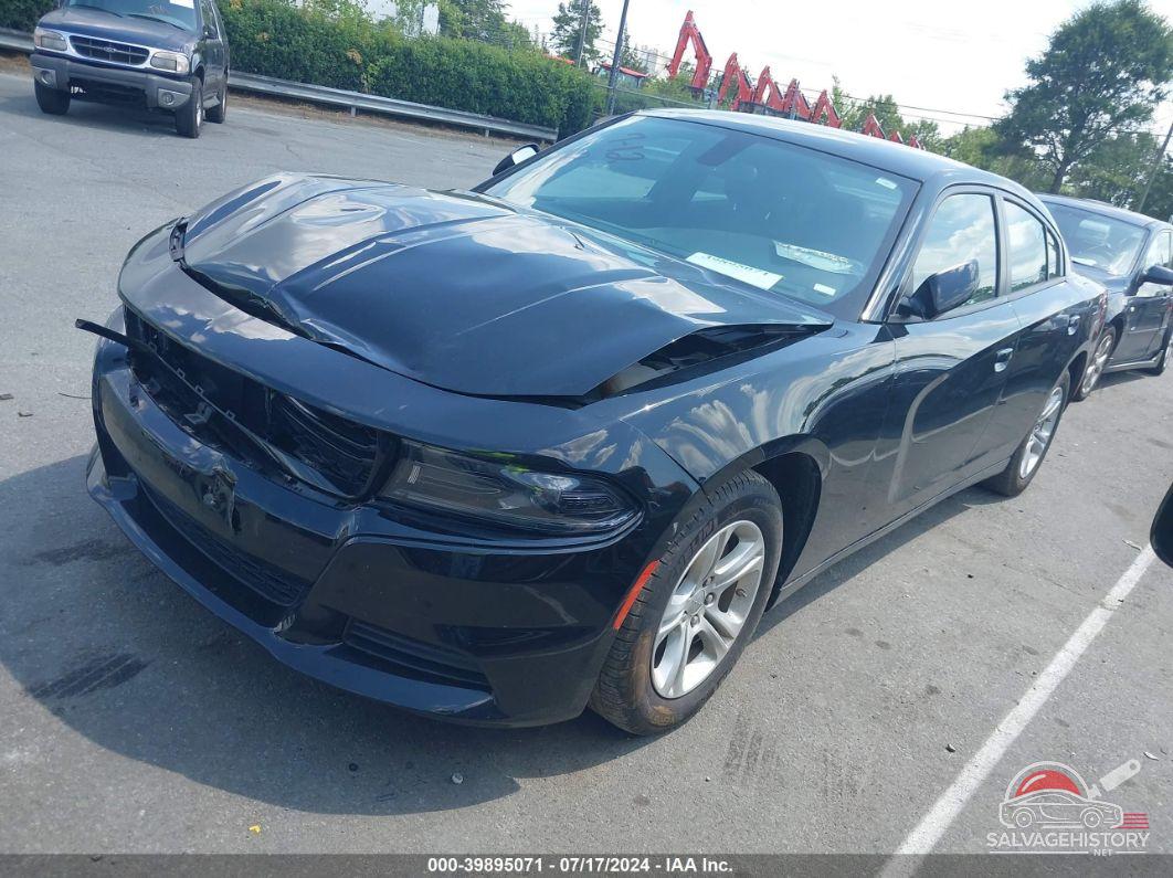 2C3CDXBG7NH259158 2022 DODGE CHARGER photo no. 2
