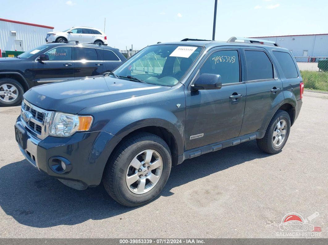 1FMCU94108KA96703 2008 FORD ESCAPE photo no. 2