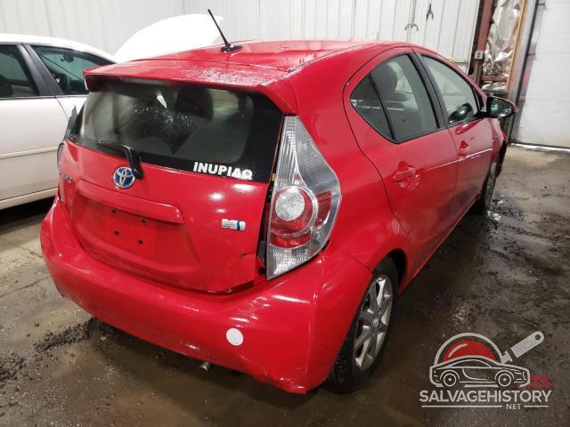 JTDKDTB38C1010425 2012 TOYOTA PRIUS photo no. 4