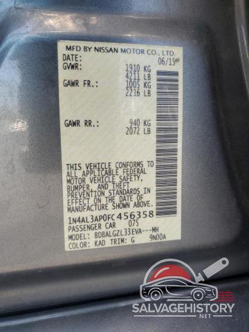 1N4AL3AP0FC456358 2015 NISSAN ALTIMA photo no. 12