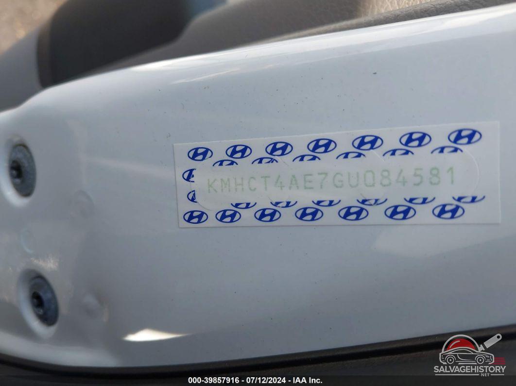 KMHCT4AE7GU084581 2016 HYUNDAI ACCENT photo no. 9