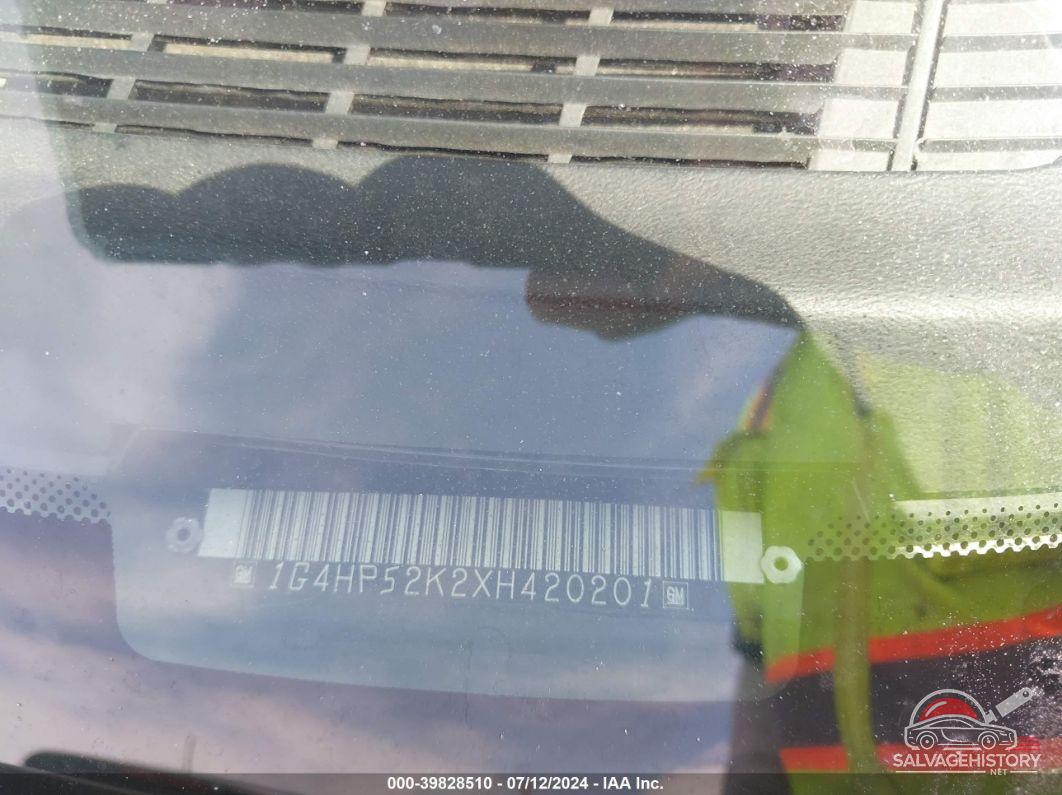1G4HP52K2XH420201 1999 BUICK LESABRE photo no. 9